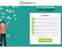 Tablet Screenshot of cashmarket.org